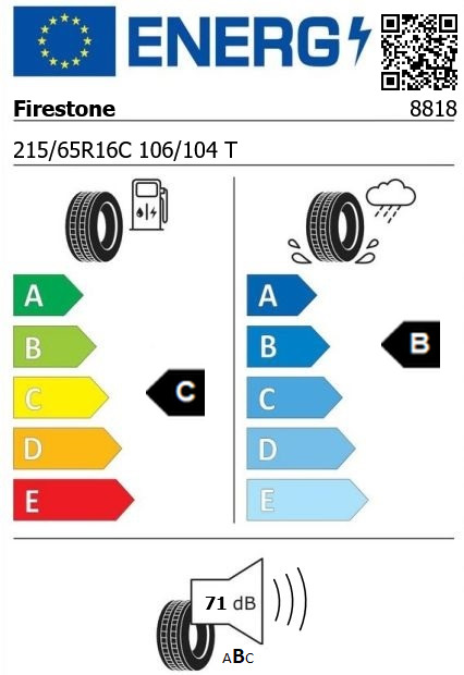 Anvelopa vara 215/65/16C Firestone Vanhawk 2 106/104T