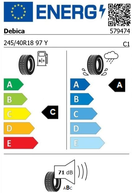 Anvelopa vara 245/40/18 Debica PrestoUHP2 XL 97Y