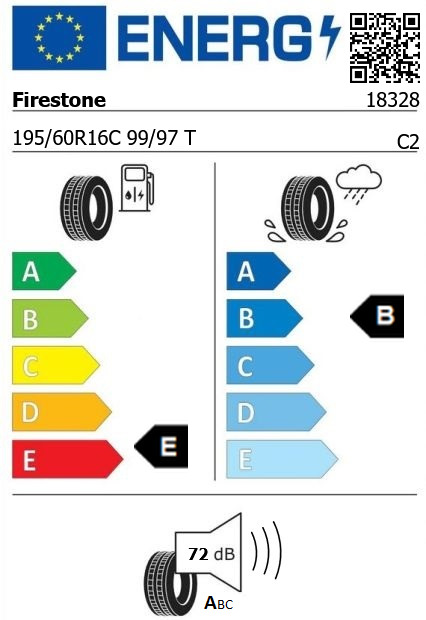 Anvelopa iarna 195/60/16C Firestone VanhawkWinter2 99/97T Anvelopa iarna 195/60/16C Firestone VanhawkWinter2 99/97T