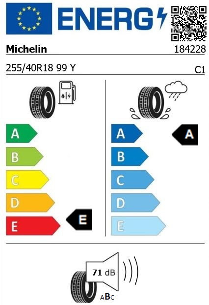 Anvelopa vara 255/40/18 Michelin PilotSport3 XL 99Y