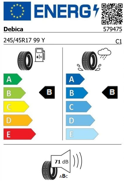 Anvelopa vara 245/45/17 Debica PrestoUHP2 XL 99Y