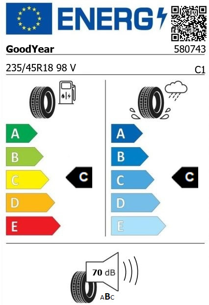 Anvelopa iarna 235/45/18 GoodYear UG Performance 3 XL 98V Anvelopa iarna 235/45/18 GoodYear UG Performance 3 XL 98V