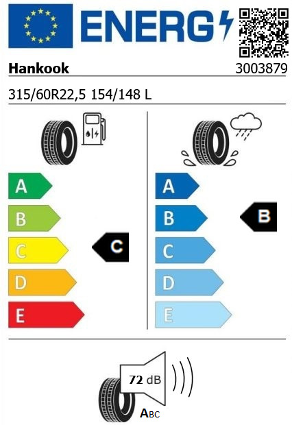 Anvelopa directie 315/60/22,5 Hankook AH51 (MS) 154/148L