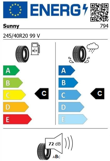 Anvelopa iarna 245/40/20 Sunny NW211 XL 99V Anvelopa iarna 245/40/20 Sunny NW211 XL 99V