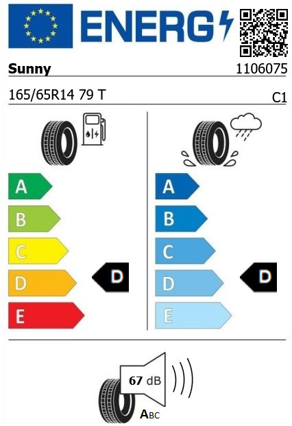 Anvelopa all seasons 165/65/14 Sunny NC501 79T