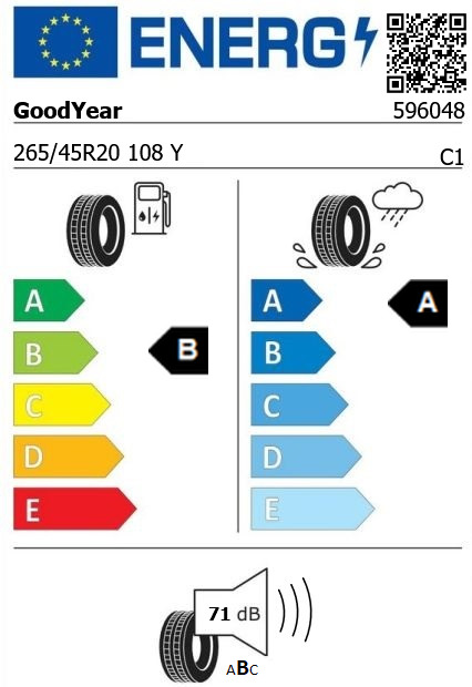 Anvelopa vara 265/45/20 GoodYear EagleF1Asymm6 XL 108Y