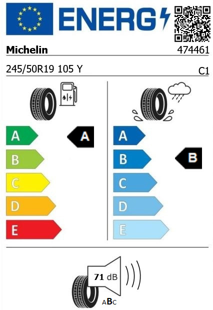 Anvelopa vara 245/50/19 Michelin E-Primacy XL 105Y
