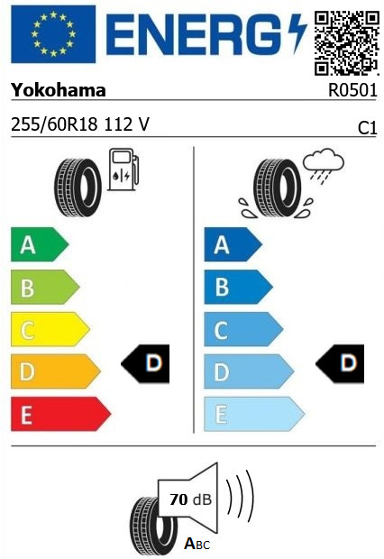 Anvelopa vara 255/60/18 Yokohama Geolandar H/T 056 112V