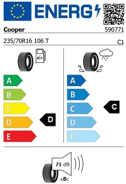 Anvelopa all seasons 235/70/16 Cooper Discoverer AT/3 Sport2 106T