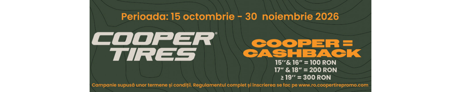 Promotie anvelope COOPER iarna si all seasons