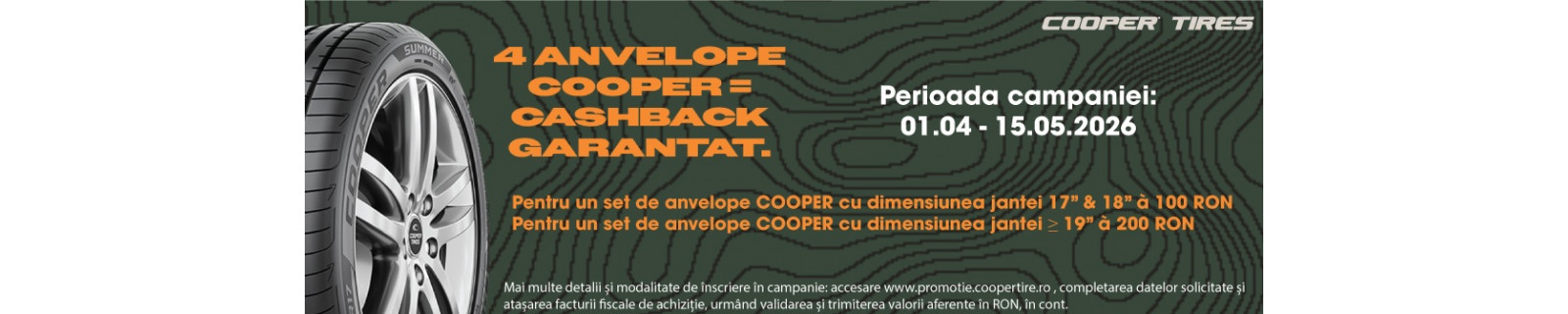 Promotie anvelope COOPER vara si all seasons