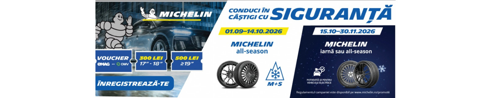 Promotie anvelope MICHELIN iarna si all seasons