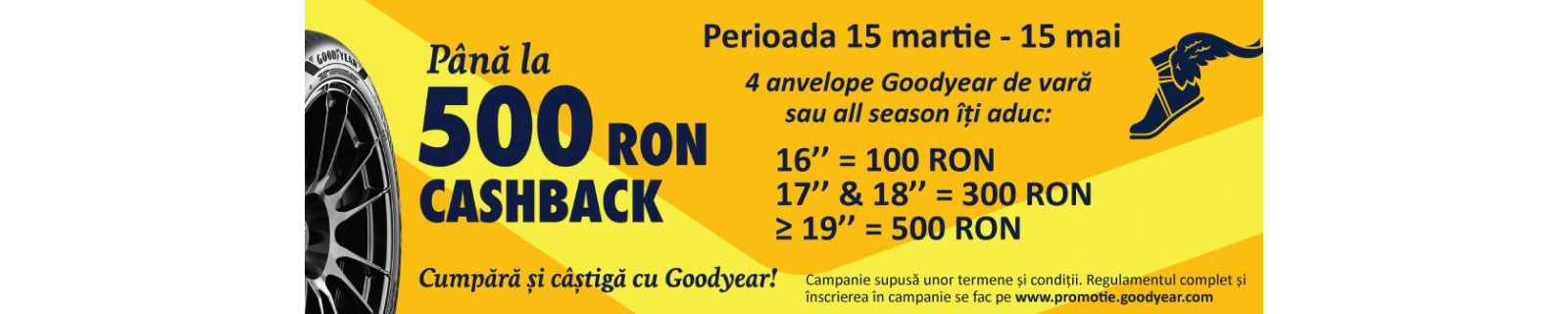 Promotie anvelope GOODYEAR vara si all seasons