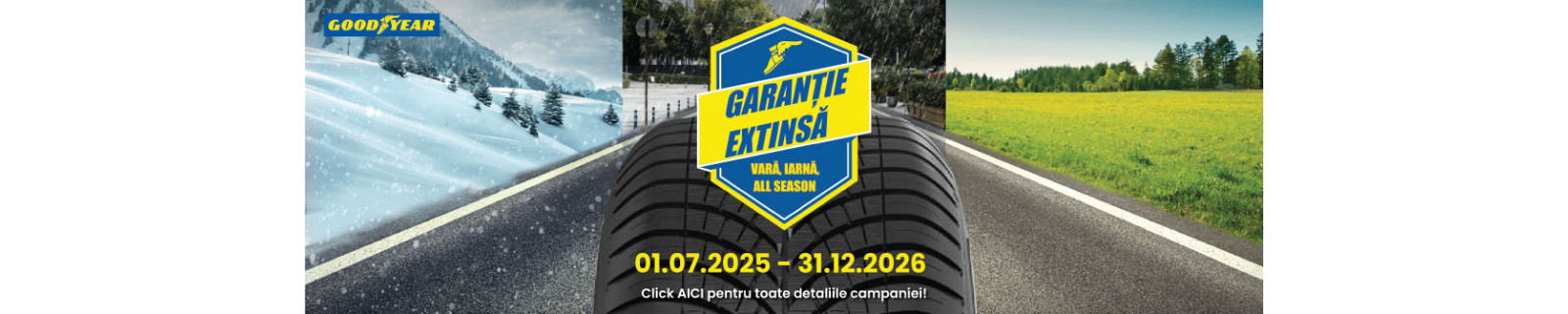 Campanie garantie extinsa anvelope GoodYear