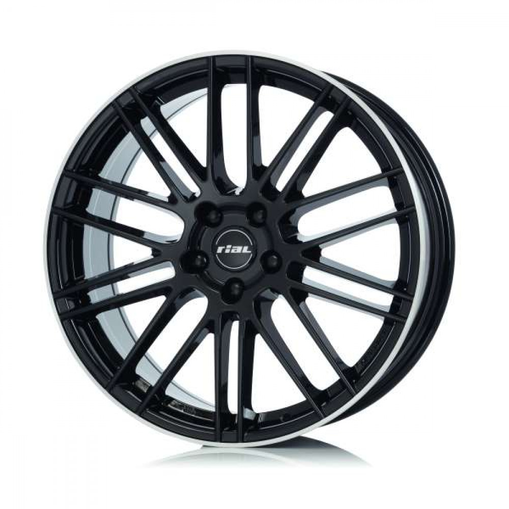 Jante RIAL 8,0x18 Kibo 808 negru 5x112 ET42 CH70,1